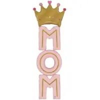 Folat Folieballon mom met kroon 182 cm!!! leeg