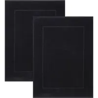 Famanu – Badmat Premium 2 stuks 50×70 cm badmat van 100% katoen ca. 650 g m² absorberend en onderhoudsvriendelijk wasbaar tot 60 °C geschikt voor de droger aan beide zijden te gebruiken kleur