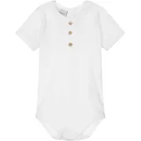 Babidu Romper 1111 | wit | korte mouw | 1 maand | maat 56