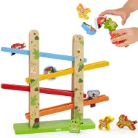 Viga Vigatoys - Houten - Jungle Rollerbaan - met 6 Rollers