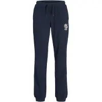 Jack & Jones Junior Broek 'JPSTElogo' nachtblauw / donkeroranje / offwhite