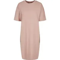 Build Your Brand Organic Oversized Korte Mouwen Korte Jurk