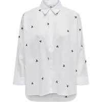 ONLY Blouse 'ONLNEW LINA GRACE' zwart / wit