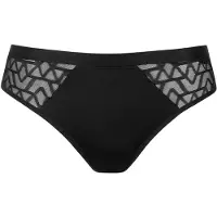 Lisca Zwarte elegante slip Opal | Maat 36