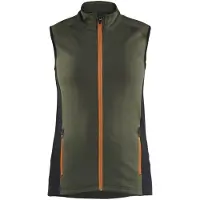 Blakläder 4746-2539 Striker dames fleecevest Woudgroen/Roest maat XXL dames