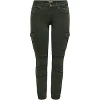 ONLY Cargojeans 'ONLMissouri' donkergroen