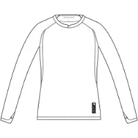 Endura - Women's Alltrack Roam L/S Tech Tee - Fietsshirt L, wit