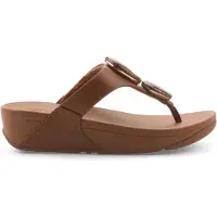 FitFlop Lulu marbled-stone toe-post sandals
