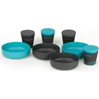 Sea to Summit DeltaLight Kommen Set Groot, turquoise/zwart 2023 Borden & Kommen