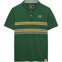 Superdry Shirt grijs / donkergroen / oranje / wit