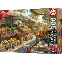 Educa XXL Pieces - Sunny Farms Market - 500 pieces.
