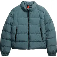 Superdry Dames Sport Puffer Jacket blauw (M), Casual, Polyester W5012006A