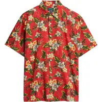 Superdry Overhemd azuur / lichtgeel / donkergroen / knalrood