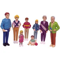 Miniland European Family Figures 8 Units Veelkleurig Kinderen