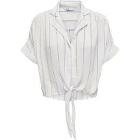 ONLY Blouse 'ONLPAULA' blauw / wit