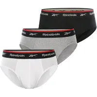 Reebok - Heren Sports Slip - 3 Pack - Maat S - Wiggins - Zwart/Grijs/Wit