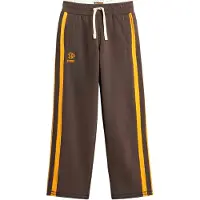 Superdry Broek 'Athletic Fives' chocoladebruin / oranje
