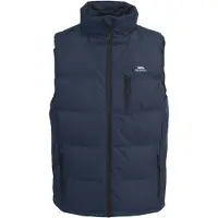 Trespass -sluiting - Heren gewatteerd gilet marineblauw - S