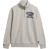Superdry Sweatshirt 'Vintage Athletic' navy / grijs gemêleerd