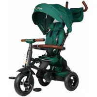 Q-Play New Rito Star Deluxe Tricycle Stroller Groen