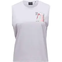 Peak Performance Explore Graphic Mouwloos T-shirt Grijs S Vrouw