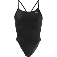 Nike Hydrastrong Solids Cut Out Swimsuit Zwart US 28 Vrouw