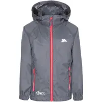 Trespass kinderregenjas Qikpac X - Unisex kinderjas die je kunt opvouwen Tp75 Flint