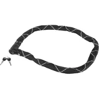 Famanu - Iven Chain 8210 kettingslot – fietsslot van gehard staal – met kunstvezelcoating – veiligheidsniveau 10 – 140 cm – zwart