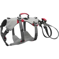Ruffwear - Doubleback Harness - Hondentuig S, cloudburst gray