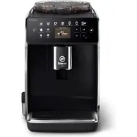 Saeco SM6480/00, espressomachine, 1,8 liter, geschikt voor gemalen koffie, ingebouwde molen, 1500 W, zwart