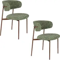 Housecraft living – Claes Eetkamerstoelen – Gemêleerd Groen – Set van 2