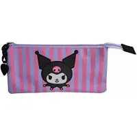 Kuromi Drievoudig Etui Paars Man
