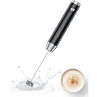 Famanu Oplaadbare Melkopschuimer, Draagbare Elektrische Melkopschuimer， Waterdichte schuimmaker voor Koffie, Latten, Matcha, Cappuccino, Warme Chocolademelk, LunaFro NS