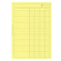 ELVE Blokcontrole 'Contrôle interne', 80 pagina's, jaune