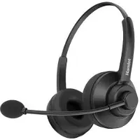 Hamlet HHEADM-BTS, Draadloos, Gesprekken/muziek, 20 - 20000 Hz, 87 g, Koptelefoon met microfoon, Zwart