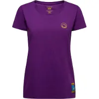 La Sportiva Climbing On The Moon T-shirt Met Korte Mouwen Paars XS Vrouw