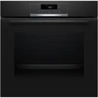 Bosch - HQG572BB3F - Serie 4 - Inbouwoven - Energielabel A+ - Air Fry-functie: voor perfect en gezonde gefrituurde gerechten - Eenvoudig te reinigen met pyrolytische zelfreiniging- Stoomoven - Zwart