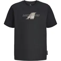Jack & Jones JUNIOR T-shirt zwart Jongens Katoen Ronde hals Logo - maat 152