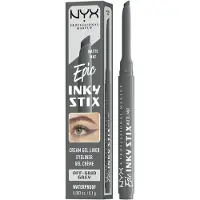Nyx Professional Make Up Epic Inky Stix Eyeliner - Ultiem romig en intens gepigmenteerd - Langhoudend, waterproof en veegvast - Off-Grid Grey