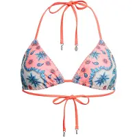 Superdry Dames Triangel bikinitop roze (S), Strandkleding, Gerecycled polyester, Duurzaam W3010397A