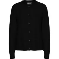 Pieces Gebreid vest 'PCMalou' zwart