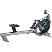 Fluid Rower Evolution E350 Roeitrainer - Hartslagmeter - Opklapbaar - Roeimachine met 10 weerstanden - Roeiapparaat voor thuis - Waterweerstand - Zilver