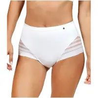 Lisca Witte hoge panty slip Alegra | Maat 46