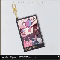 Mihoyo Honkai: Star Rail Countdown Departure Series Acrylic Keychain March 7th Glitter 9 cm