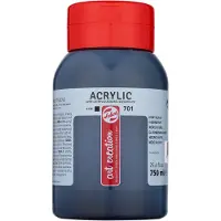 Talens Art Creation Acrylverf Pot 750 ml Ivoorzwart 701