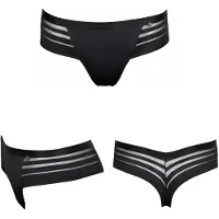 Lisca Zwarte brazilian slip Alegra | Maat 42