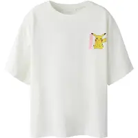 Name it Shirt 'Dyppi Pokemon' hemelsblauw / geel / rosa / wit