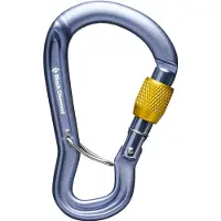 Black Diamond Gridlock Screwgate Carabiner (Maat - OS, Kleur - Gray)