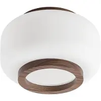 Quitani Plafondlamp , Shiro, dimbare, Wit, Woonkamer, Glas, Designer
