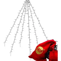 Progarden Vlaggenmast Verlichting - 360 LED - 8 meter hoog Energiezuinig Kerstverlichting buiten